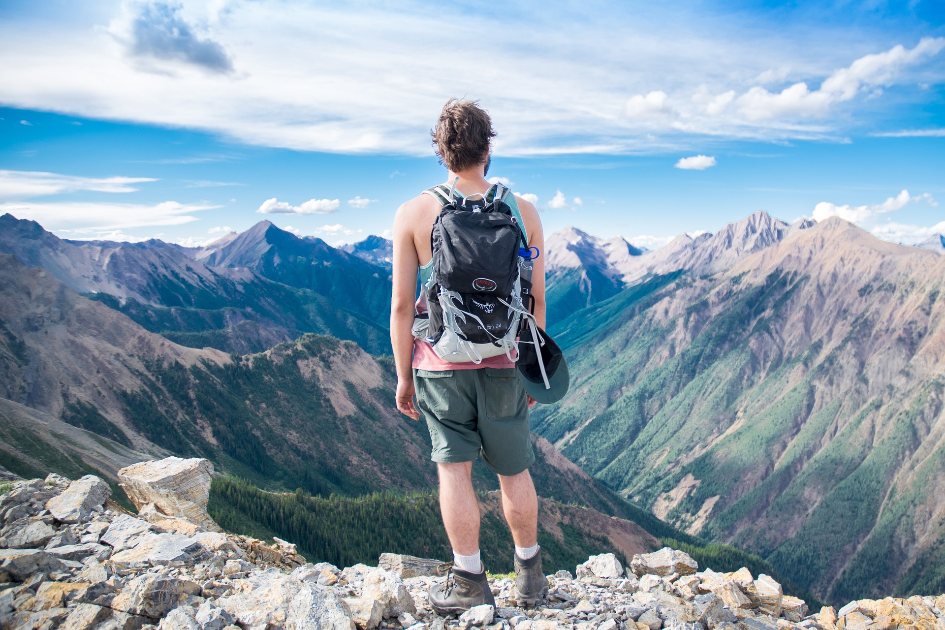 Hiking in the Mountains