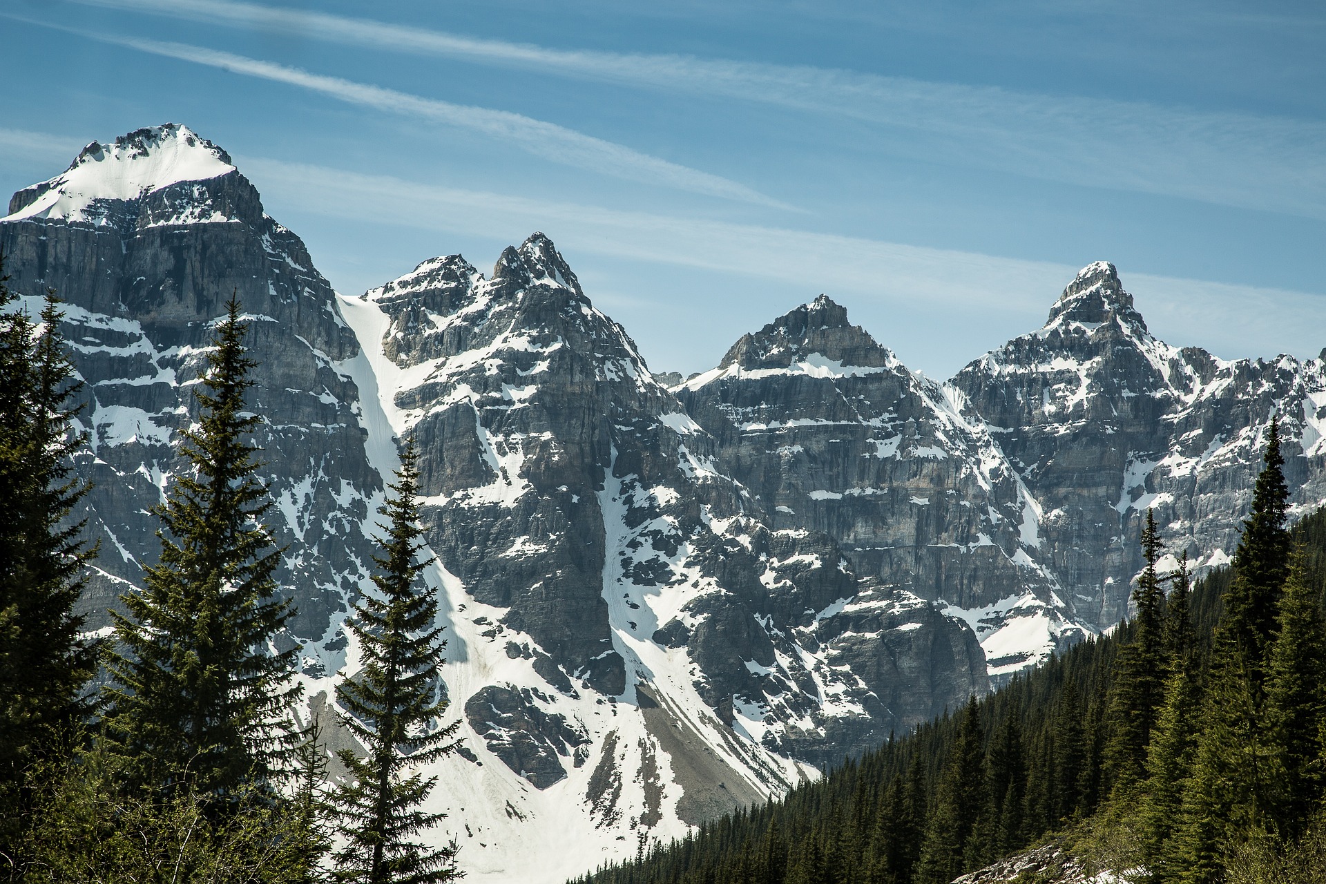 The Three Sisters in Canmore